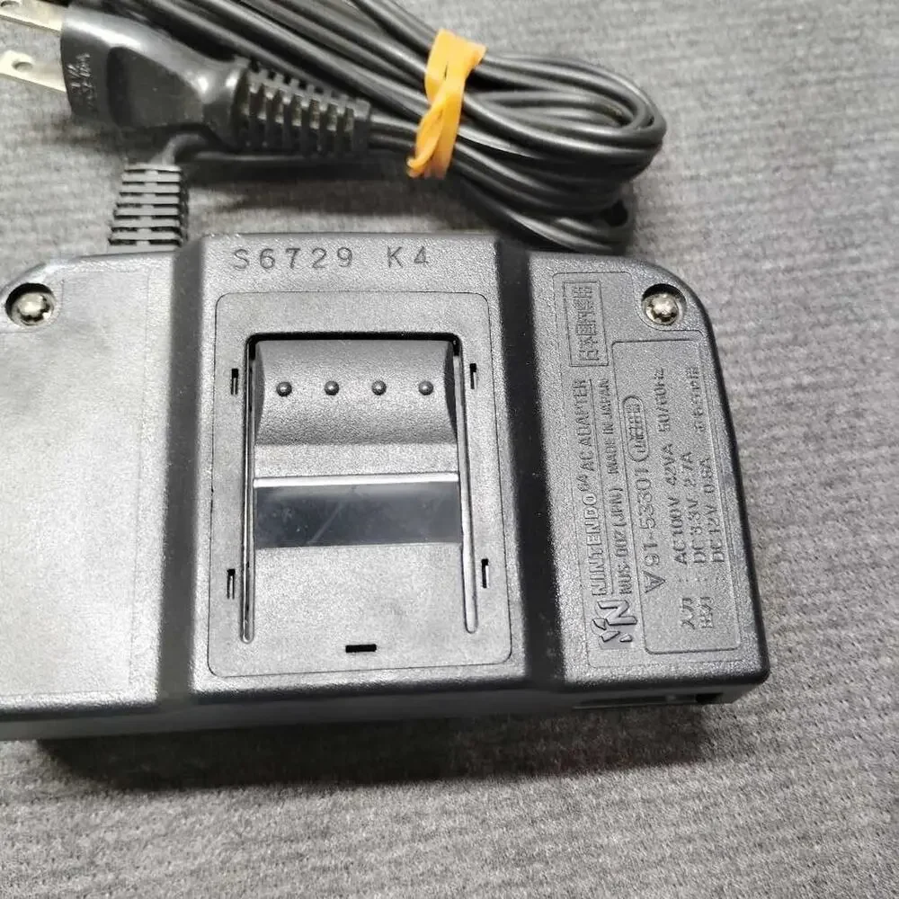 Nintendo 64 AC Adapter Power Supply NUS-002 Japan Game Console Charger OEM Japan